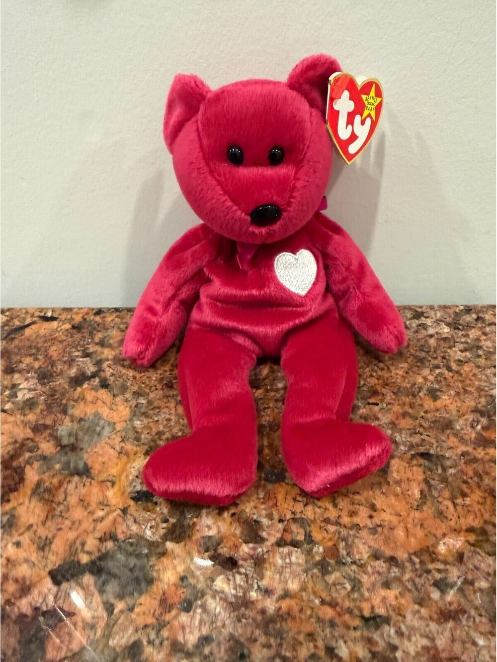 Vintage Ty Valentina the Red Bear Beanie Baby